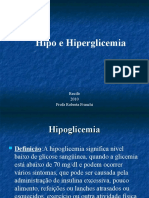 Hipo e Hiperglicemia