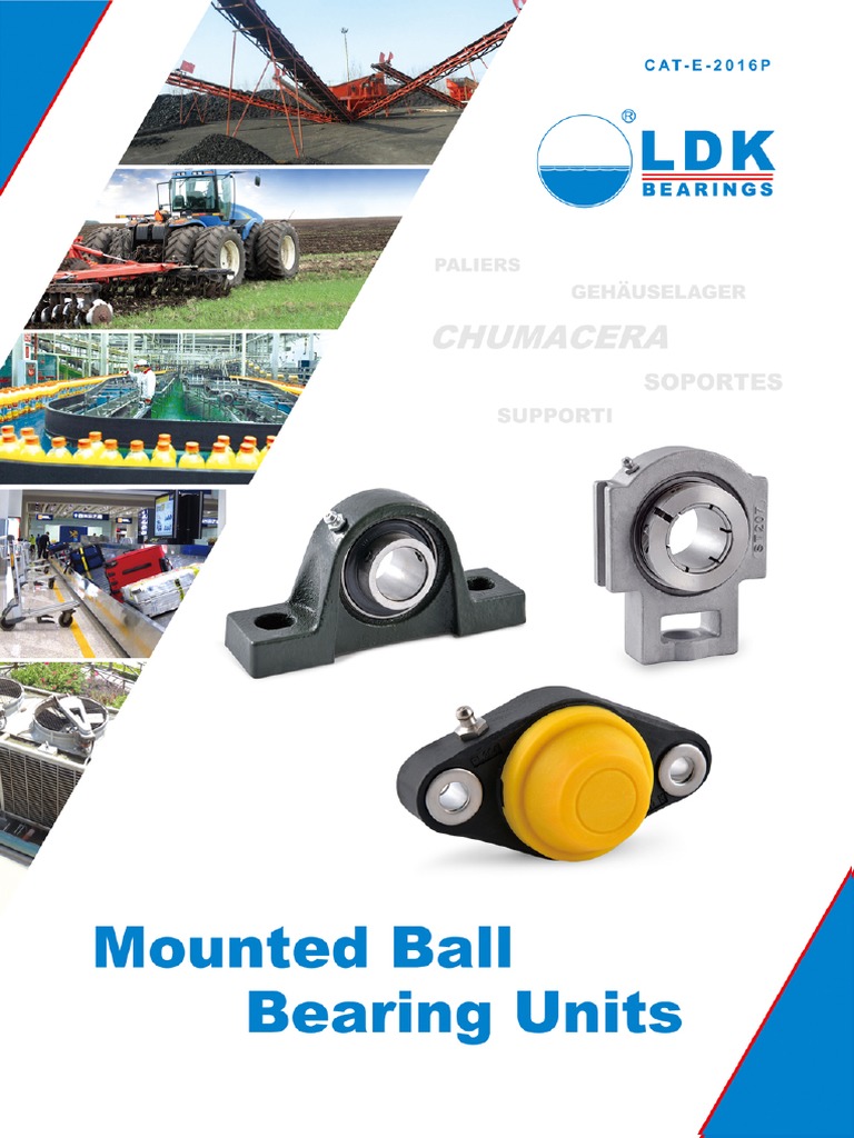 LDK Catalogue For Mounted Ball Bearing Units PDF