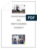 Oliver Whaley BYU Men'S Hammer Flexibilty
