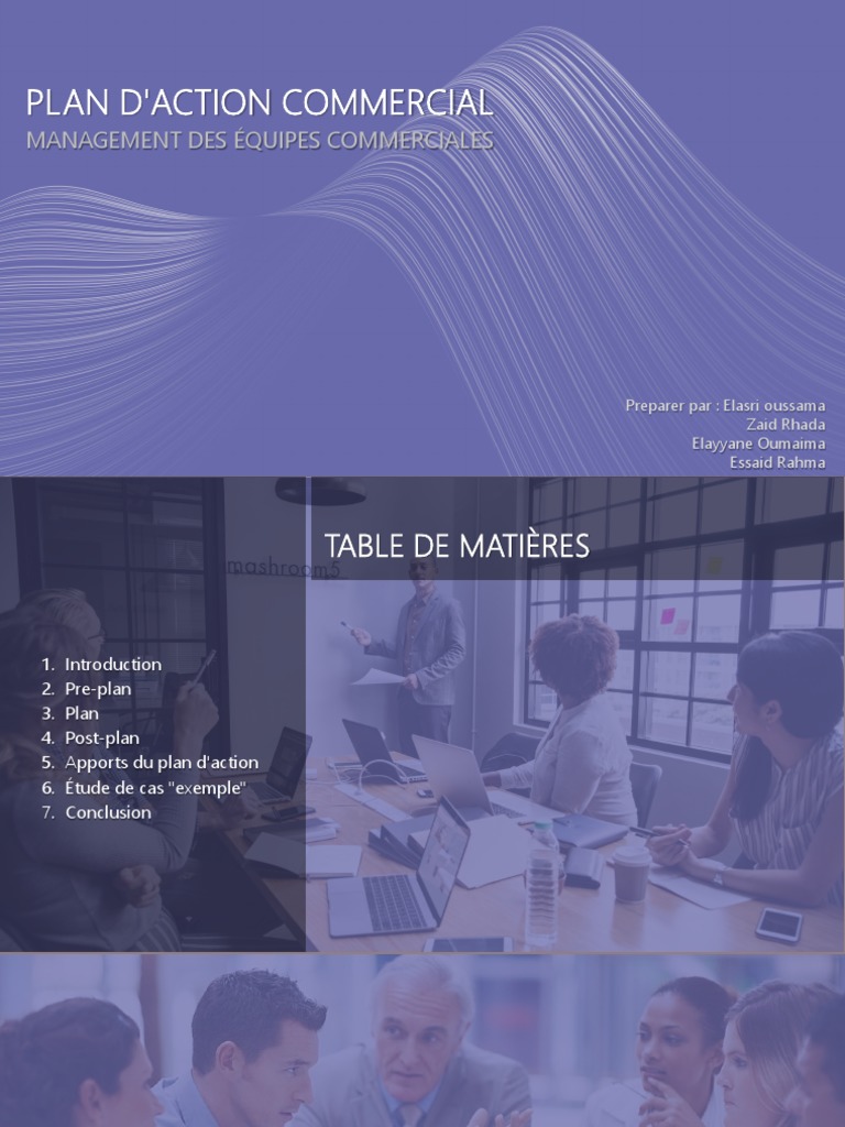 Élaboration d'un Plan d'Action Commercial | PDF | Sodles | Économie