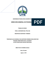 Modelo Auditoría Forense Fraude Tributario