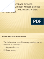 Secondary Storage Devices