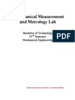 Mechanical Measurement and Metrology Lab (1)