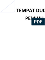 Tempat Duduk Pemilih