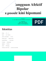 Gangguan Afektif Bipolar Episode Kini Hipomani