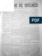 EL PROGRESO DE QUILMES 13 Domingo 27 de Julio de 1873