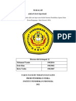 Makalah Adzan Dan Iqamah Kelompok 12