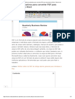 Melhores Aplicativos para Converter PDF para Documento Do Word