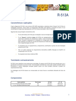 Dados técnicos do R-513A: substituto do R-134a