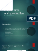 Chapter Three Analog Controllers: Lec Note by Biniyam M