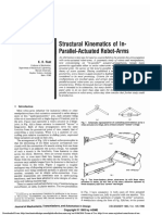 Structural Kinematics of In Parallel-Actated Robot-Arms