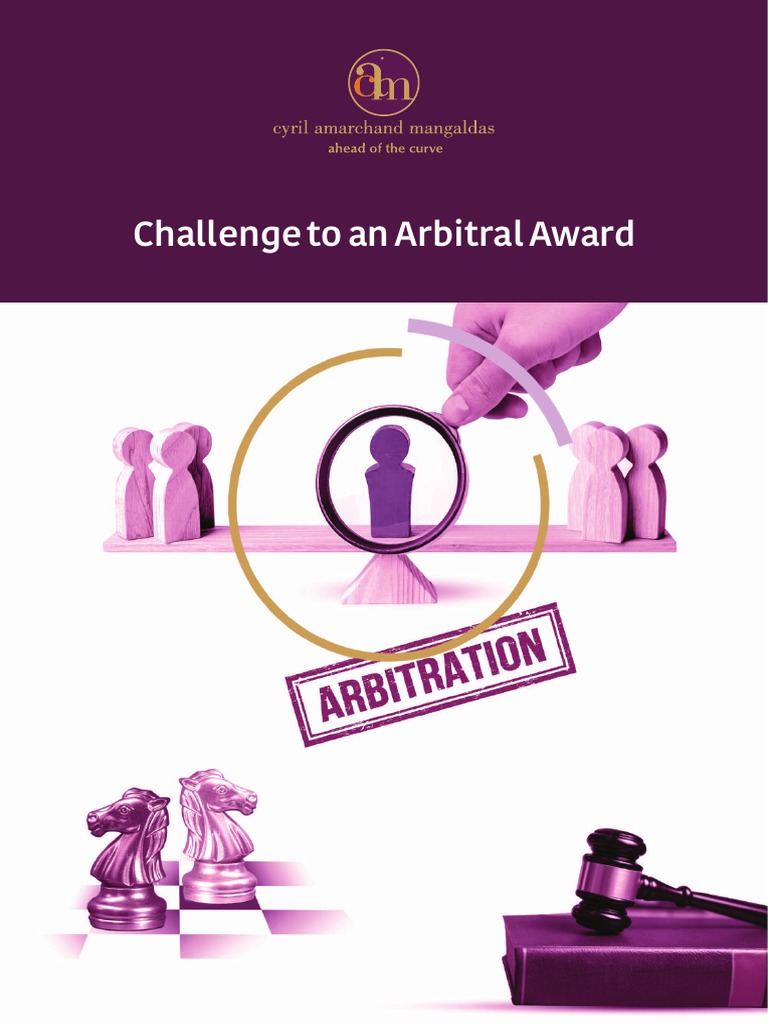 Challenge To An Arbitral Award | PDF | Arbitral Tribunal | Arbitration