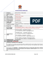 Notice Inviting Tender (Nit) : JRMM218061 National Open Tender Two Bid System Not Applicable