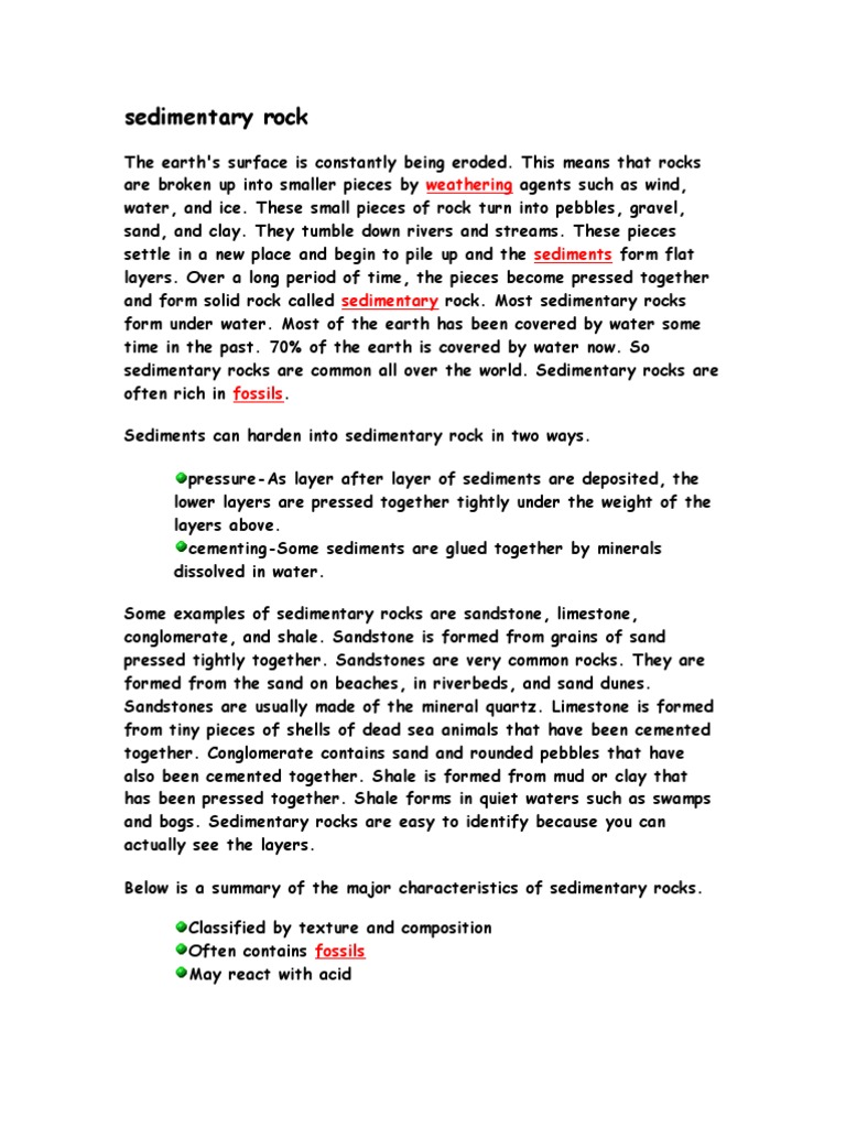 Understanding Sedimentary Rocks | PDF | Sedimentary Rock | Sandstone