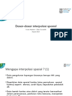 PDF Esprok Minggu-10 - Interpolasi Spasial