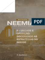 Neemias 2 – Unidade e Oposição Discernindo as Estrategias Do Inimigo