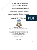 Comparative Study of Accounting Standards Issued by ICAI With International Accounting Standards