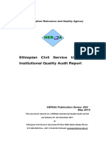 HERQA Quality Audit Report