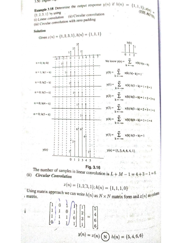Linear and Circular Convolution | PDF