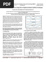 Waveform Generation Using Direct Digital Synthesis (DDS) Technique