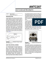 Antc207: Quartz Crystals and Microchip Ics