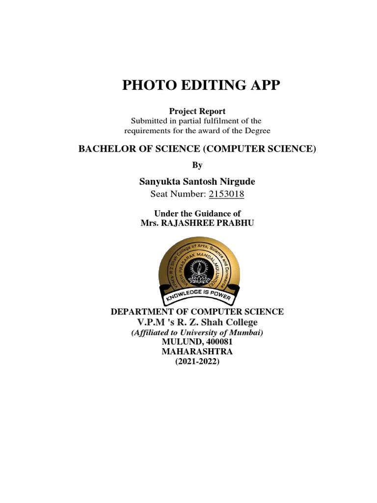 Photo Editing App | PDF | Image Editing | Python (Programming Language)