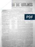 EL PROGRESO DE QUILMES 18 Domingo 31 de Agosto de 1873