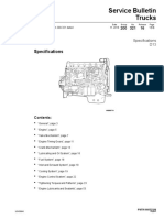 Service Bulletin Trucks: Specifications