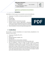 Investigación de Los Microorganismos y Sus Factores de Crecimiento