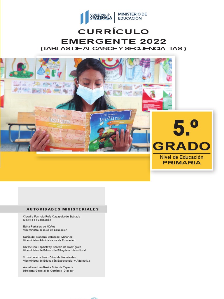 Curriculo Emergente Quinto Primaria | PDF