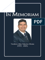 Alex Palacios Oruna - in Memoriam