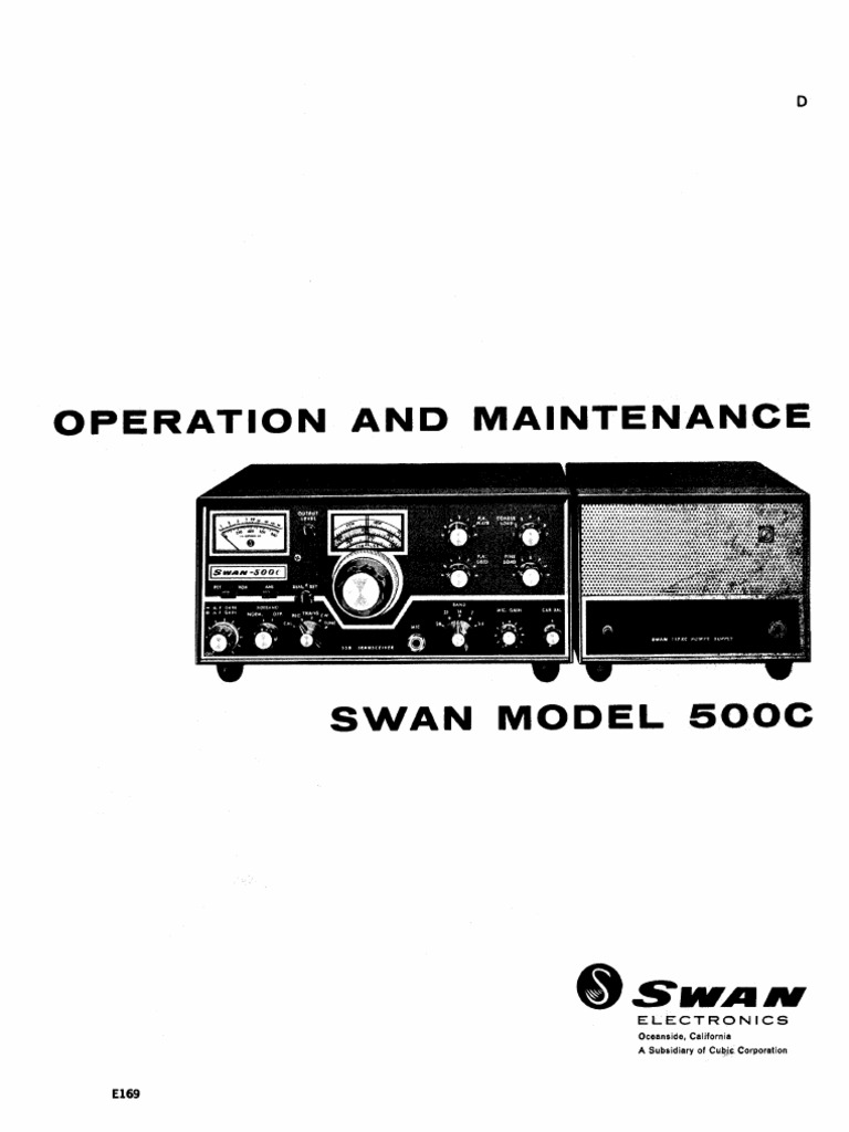 500c Manual | PDF