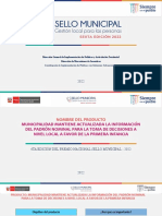 P1 TALLER INICIAL NACIONAL Sello Municipal EEPP Sexta Edición 2022