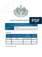 Standard Operating Procedures Manual: Local Finance Wing - Finance Department Last Updated Owner