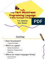 The Next Mainstream Programming Language: A Game Developer's Perspective by Tim Sweeney