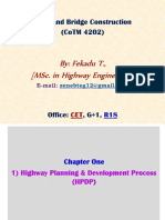 Highway Planning and Route Selection