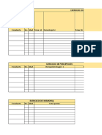 Tabla Grupal Consolidación - Ejercicios de Atención, Percepción y Memoria