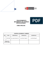 CRBC-PRD-003 Movimiento de Tierras 1- Excavaciones