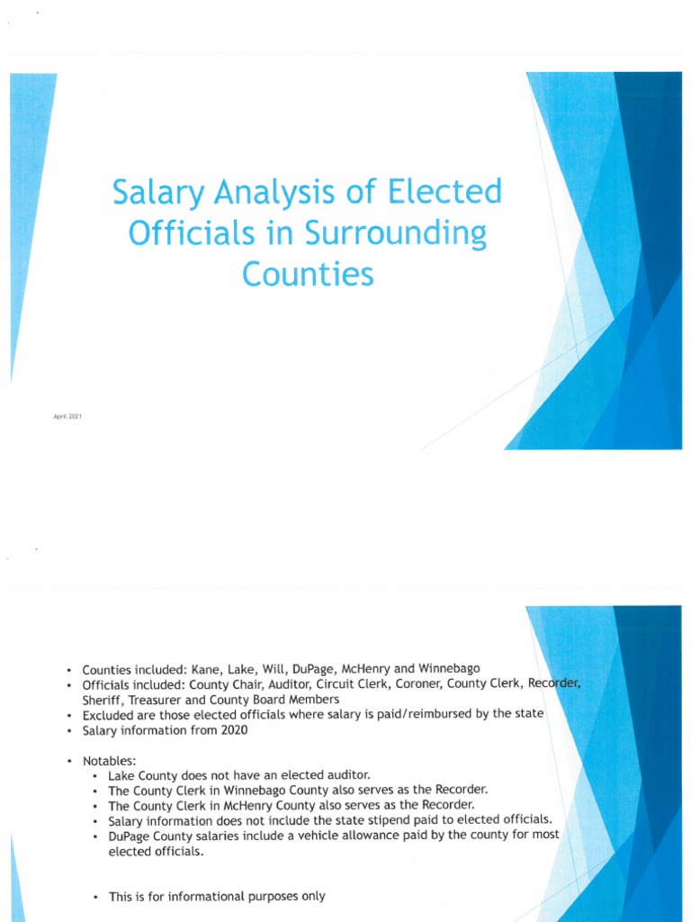 Salary Analysis of Elected Officials in Surrounding Counties PDF