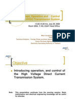 Basic Concept Operation and Control of HVDC Transmission System 