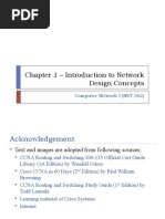 CH 1 - Introduction To Network Design Concepts