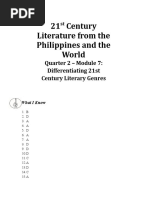  Module 7 - 21st Century Literature