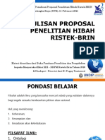 Workshop Penulisan Proposal Penelitian BRIN-DIKTI-UPR 11 FEB 2021-Short