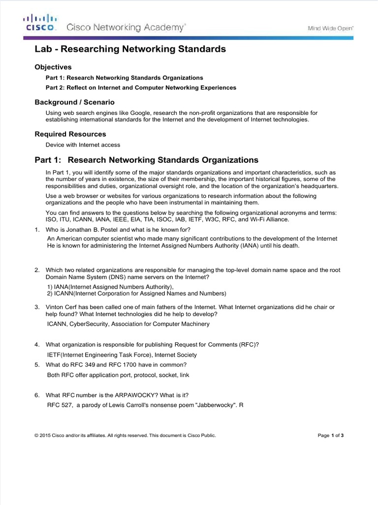 Dokumen Tips 3234 Lab Researching Networking Standards PDF