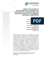 A IMPLANTAÇÃO DE UM PCM (estudo de caso)