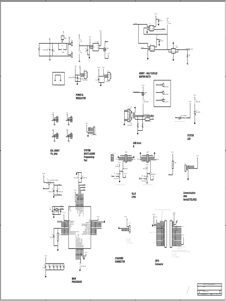 Opencm904 Rev 10 Final Schematic | PDF