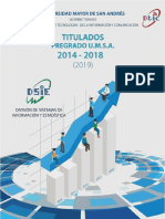 Titulados 2014-2018