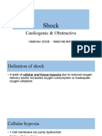 Shock: Cardiogenic & Obstructive