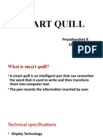 Smart Quill: Priyadharshini R 1914026