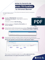 Horario clases virtuales intranet banner